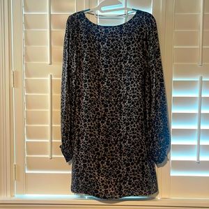 EQUIPMENT Leopard print balloon sleeve dress